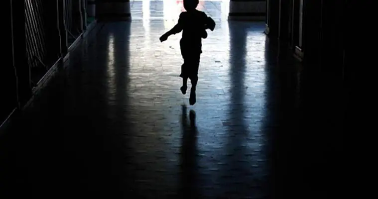 Child running