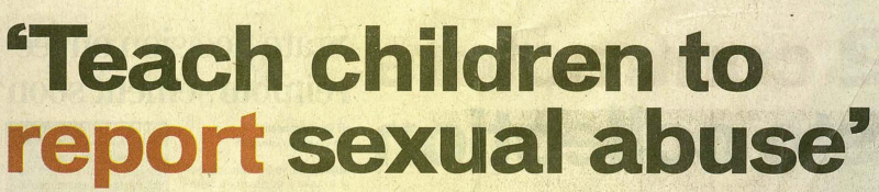 ‘Teach children to report sexual abuse’ – HT