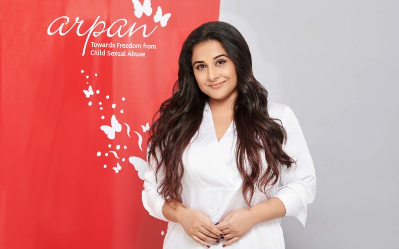 Vidya Balan joins Arpan, a leading NGO working on the issue of Child Sexual Abuse as their Goodwill Ambassador