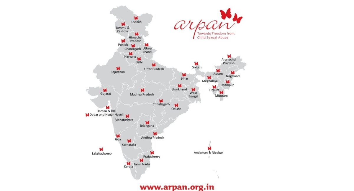 State Resource Group from across India trained on the Government’s School Health Programme (Ayushman Bharat) containing Arpan’s Personal Safety Messages Blog Cover