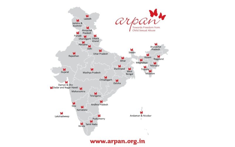 State Resource Group from across India trained on the Government’s School Health Programme (Ayushman Bharat) containing Arpan’s Personal Safety Messages.