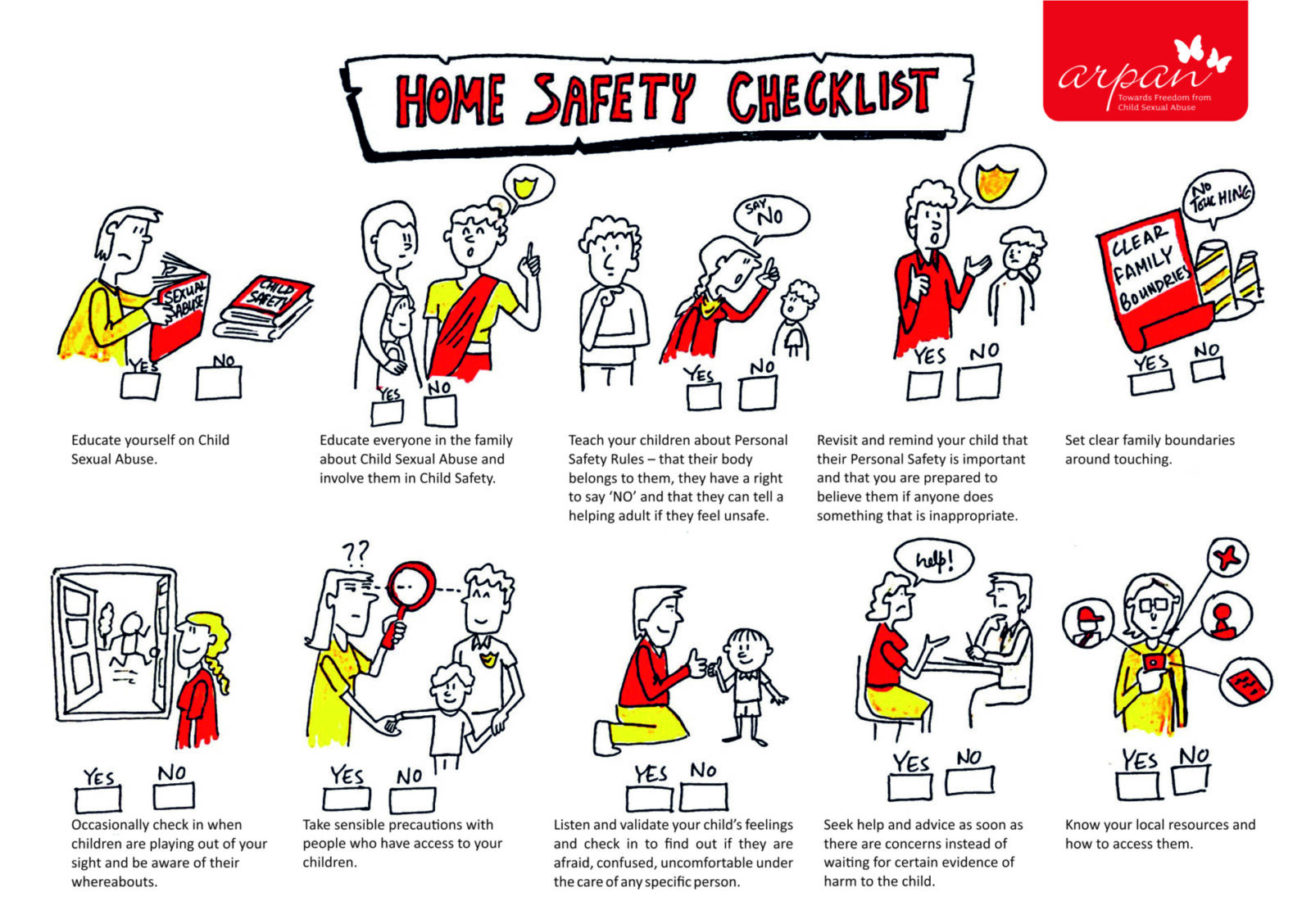 Home Safety Checklist English