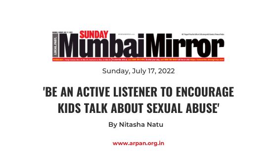 Be an active listener to encourage kids talk about sexual abuse